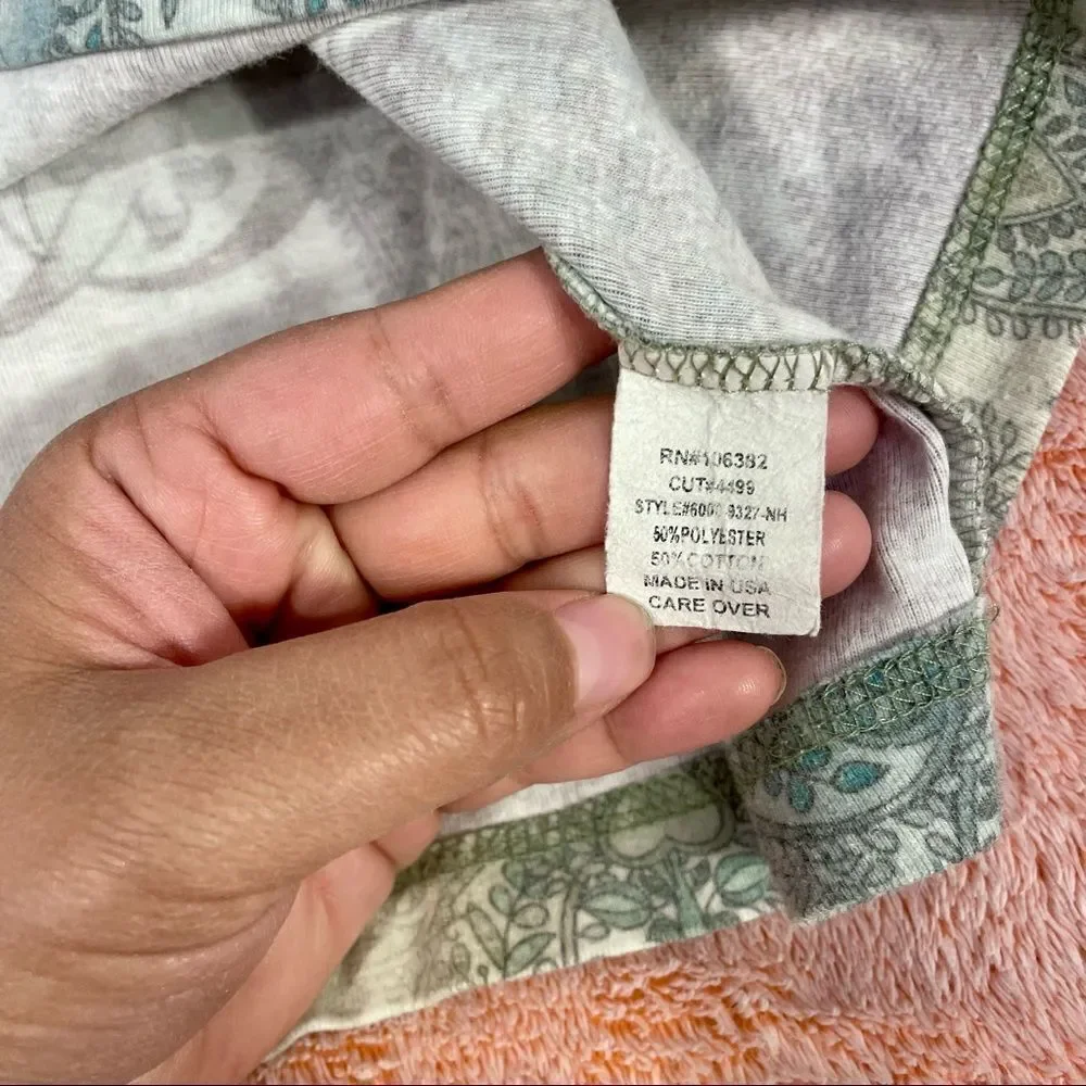 Y2K Patterned Gemstone Shirt - Picture 10 of 10